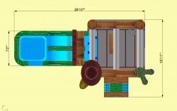 Cowboy20Double20Lane20Combo20WetDry V SL custom204 1631937084 Cowboy Western w/Dual Lane Slide (Wet/Dry)