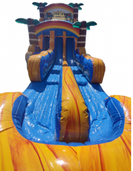 Tiki Plunge w/ Extended Double Lanes