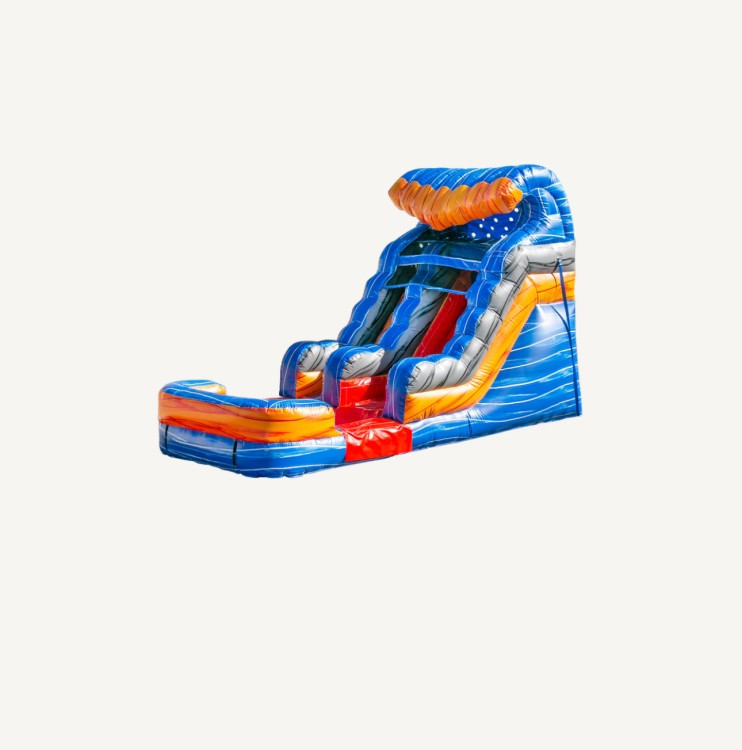 Fireblast Tsunami Waterslide w/Pool *New 2025*