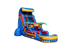 22' Tropical Inferno Tsunami Waterslide w/Pool (Family Friendly)